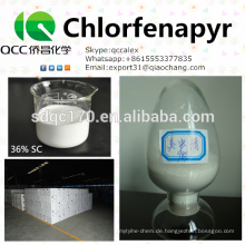 Hohe Effizienz Insektizid / Pestizid Chlorfenapyr 98% TC 36% SC